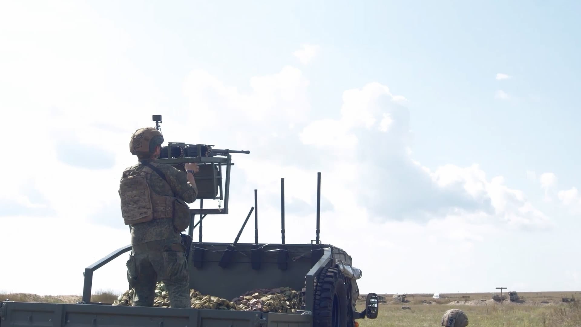 Russia Shows Soldiers Training To Shoot Down Drones