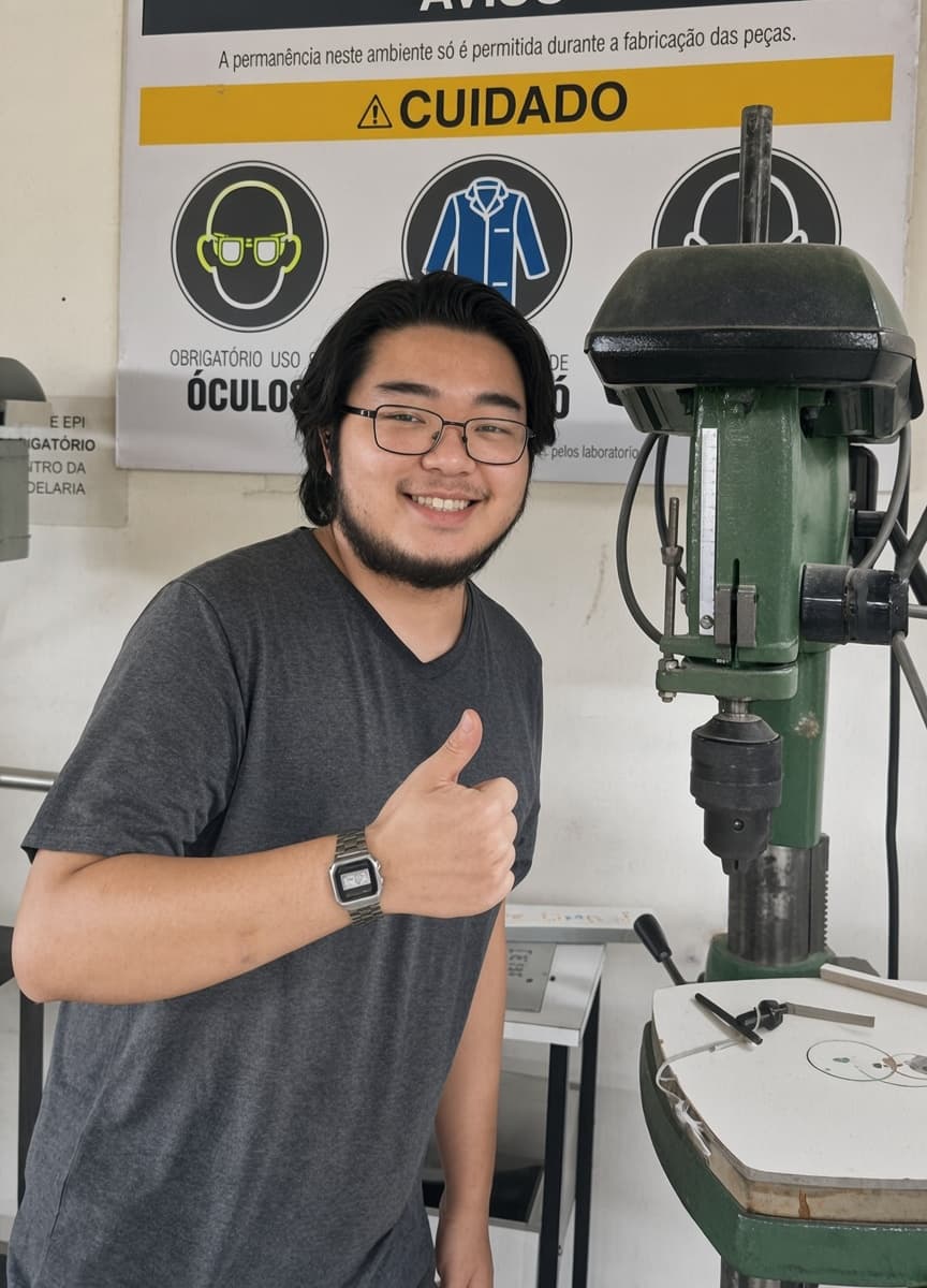 Rafael Furuyama, 23, poses in undated photo. He and his family were found with knife wounds in the apartment where they lived in Curitiba, Brazil, on Tuesday, August 25, 2026. Note: Private picture. (Newsflash/NX)