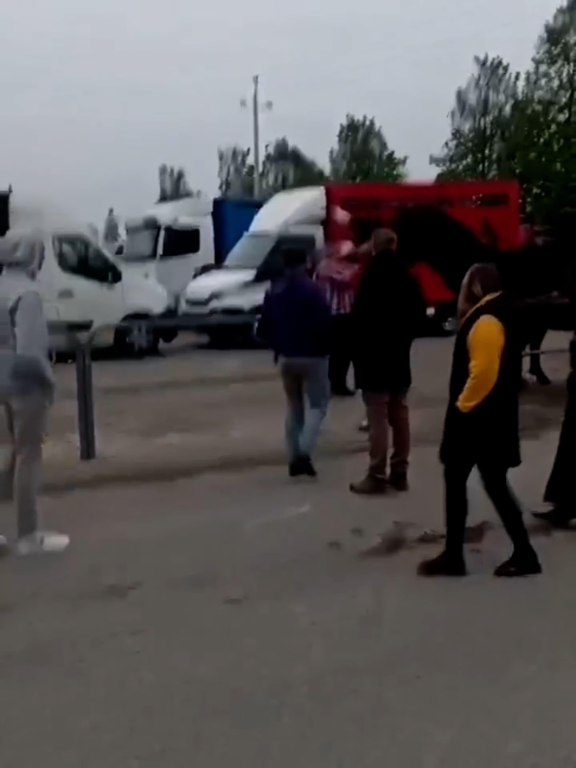Drunk Man Knocked Out By Horse Head Kick After Pulling Its Tail
