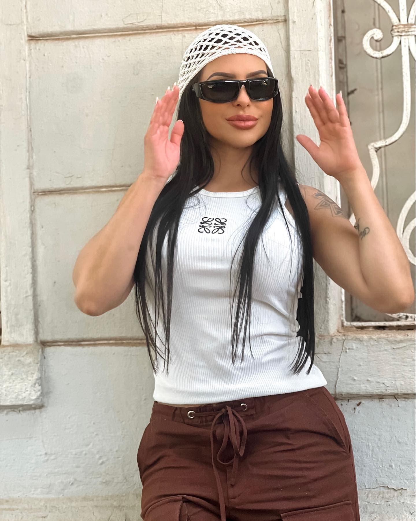 Businesswoman Larissa Nara Rezende, 42, poses in undated photo. She was arrested at Guarulhos airport, Brazil. Note: Private photo taken from social media. (Newsflash/NX)