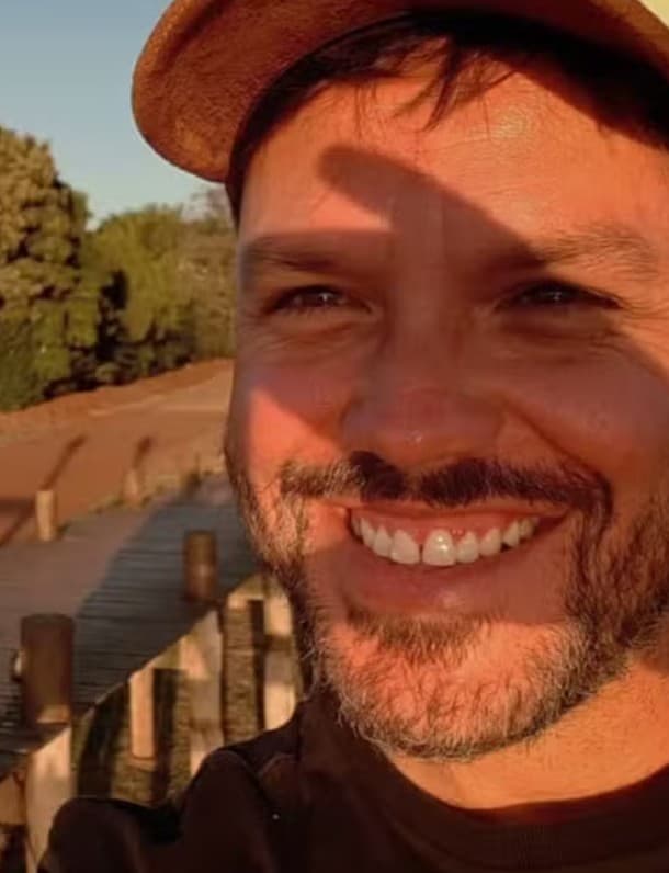 Henrique Guariente Filho, 47, poses in  undated photo.  He is one of the people that died when an aircraft crashed into a filed on Wednesday, June 10, 2026, in Marilia, Brazil.Note: Private picture. (Newsflash/NX)