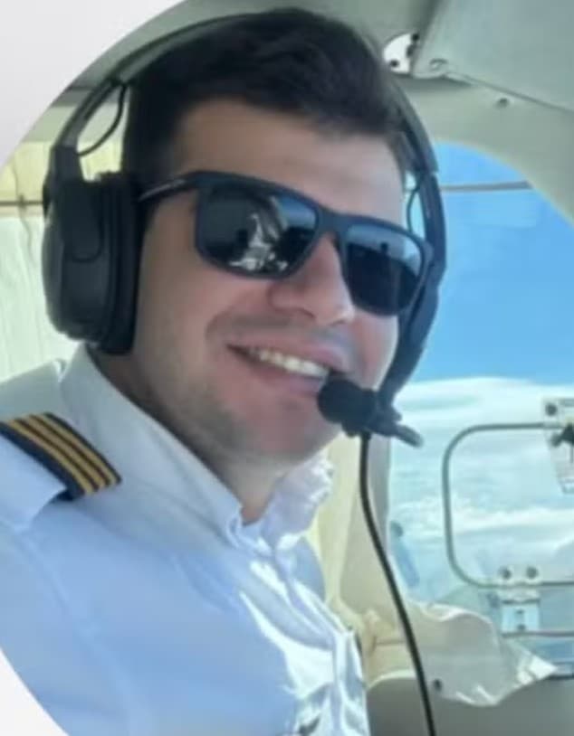 Gabriel Maloni Mendes da Cruz, 24, poses in  undated photo.  He is one of the people that died when an aircraft crashed into a filed on Wednesday, June 10, 2026, in Marilia, Brazil.Note: Private picture. (Newsflash/NX)