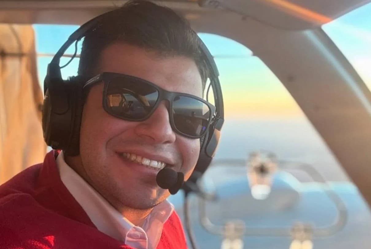 Gabriel Maloni Mendes da Cruz, 24, poses in  undated photo.  He is one of the people that died when an aircraft crashed into a filed on Wednesday, June 10, 2026, in Marilia, Brazil.Note: Private picture. (Newsflash/NX)