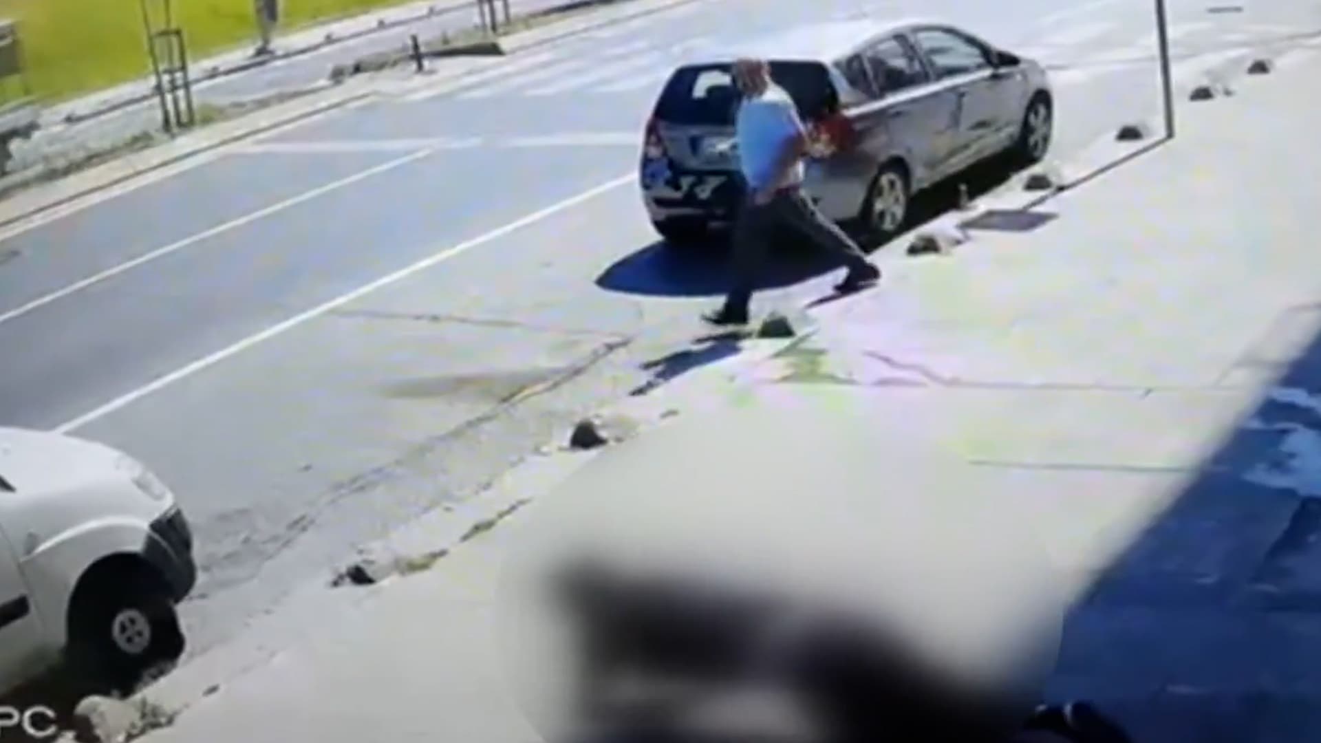 Worker Survives After Falling Three Floors And Hitting Pavement
