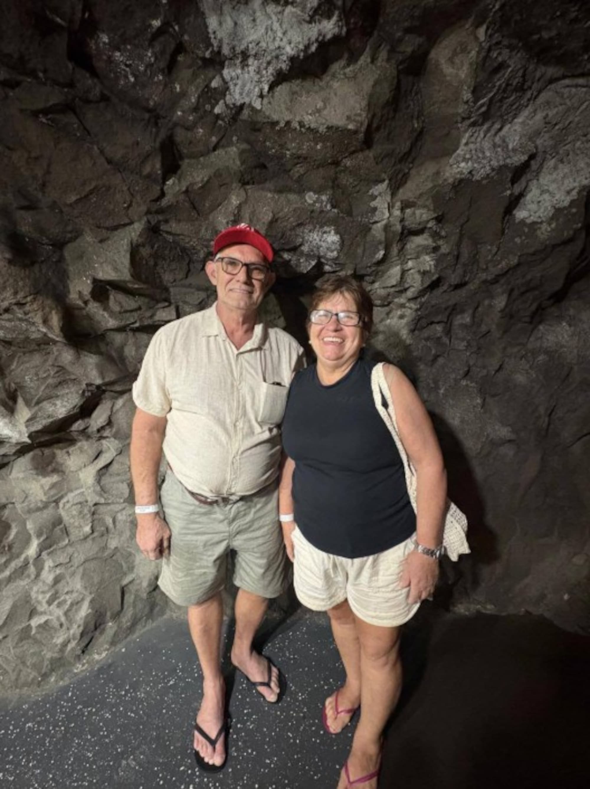 Neldo Kloh poses with unidentified woman in undated photo. He died after falling into a vat of boiling lard. Note: Private picture. (Newsflash/NX)