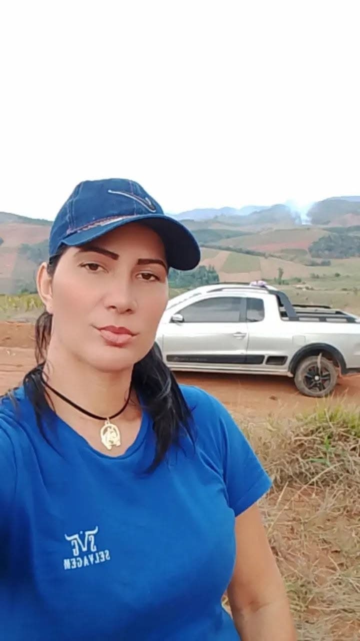 Alzira Maria Theodoro Luiz, 43, poses in undated photo. She was shot dead in a rural area of Mutum, Brazil. Note: Private photo taken from social media. (Newsflash/NX)
