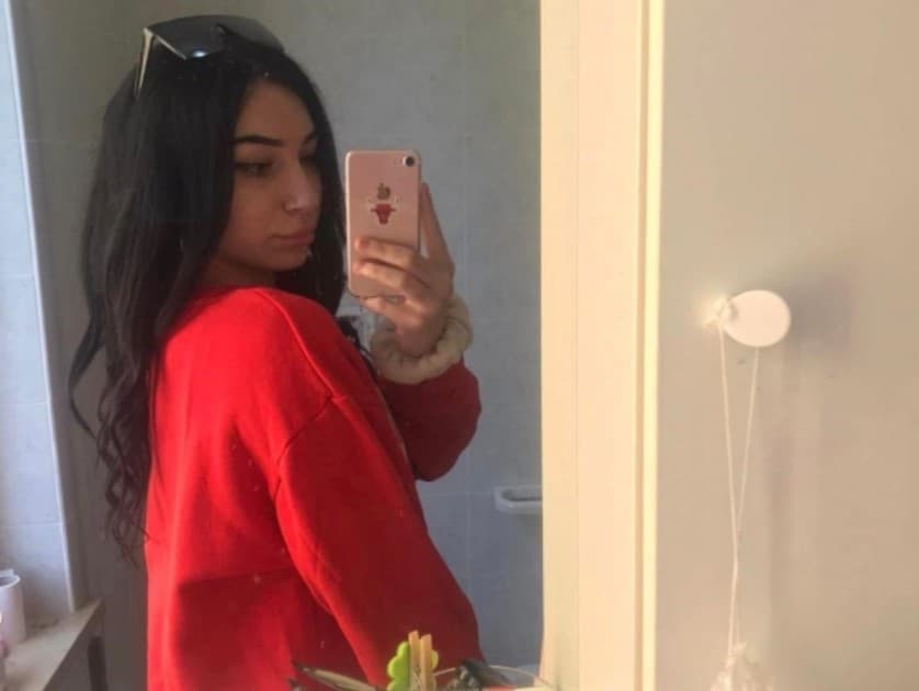 Maria Spinelli, 22, poses in undated photo. She was killed at a rave  in Aarau, Switzerland. Note: Private picture. (Newsflash/NX)