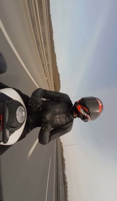 Picture shows Ceyda Yakova, 22. She died riding her motorcycle on Monday, August 17, 2026. Note: Picture is a screenshot from video. (Newsflash/NX)