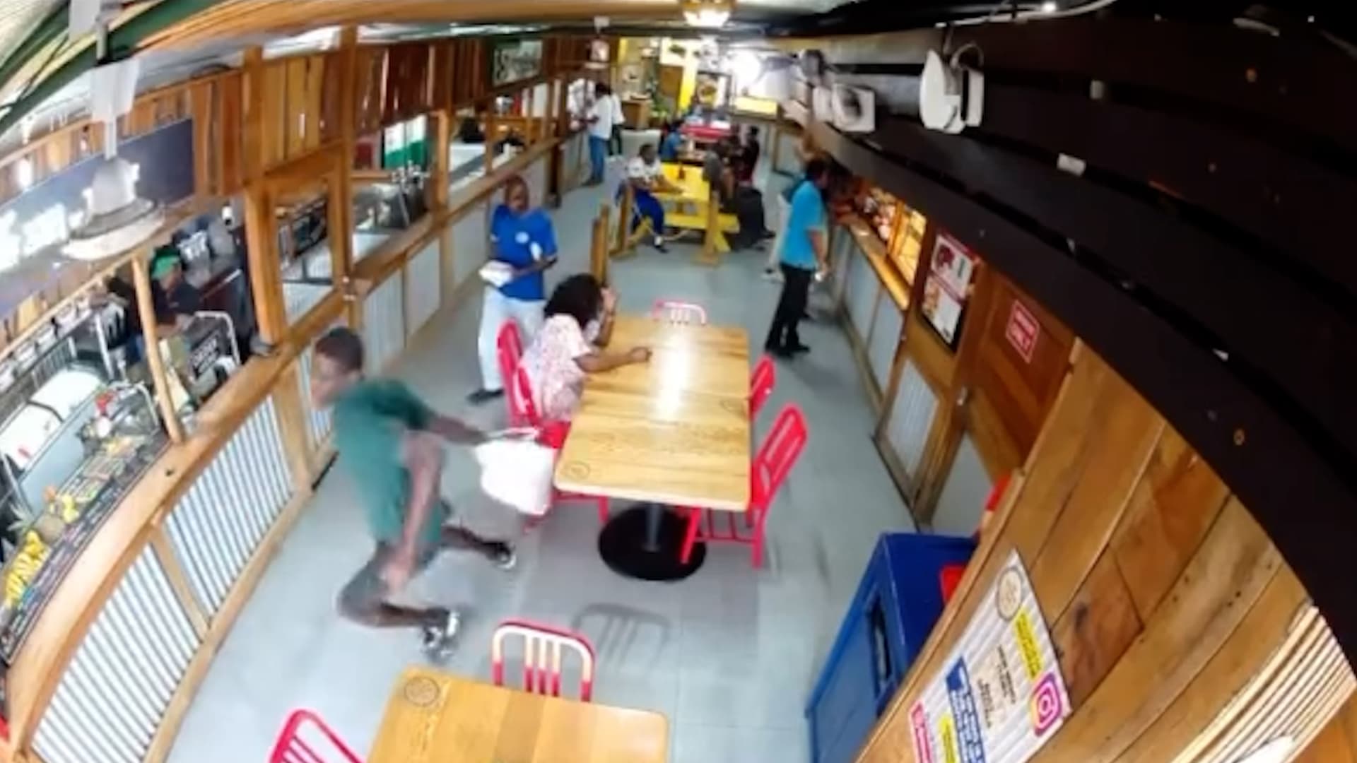 Thief Snatched Bag Of Cash From Under Oblivious Woman's Nose