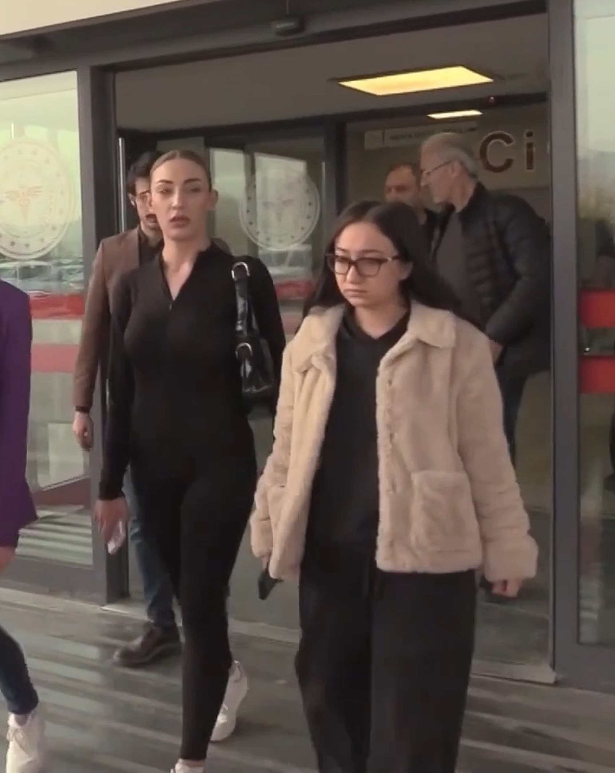 Picture shows Tugyan Ulkem Gulter and her friend Sultan Nur Ulu, undated. Gulter is accused of killing her mother and was arrested in Istanbul, Turkey. Note: Image is a screenshot from video. (Newsflash)