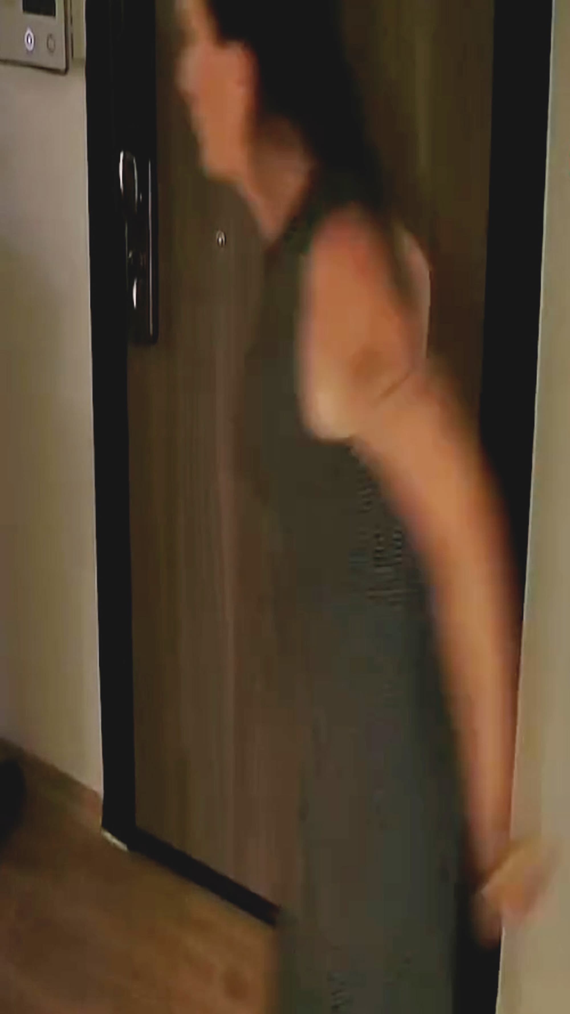 The first video shows Gullu's home camera before her fall. Note: Photo is a screenshot from a video. (Newsflash)