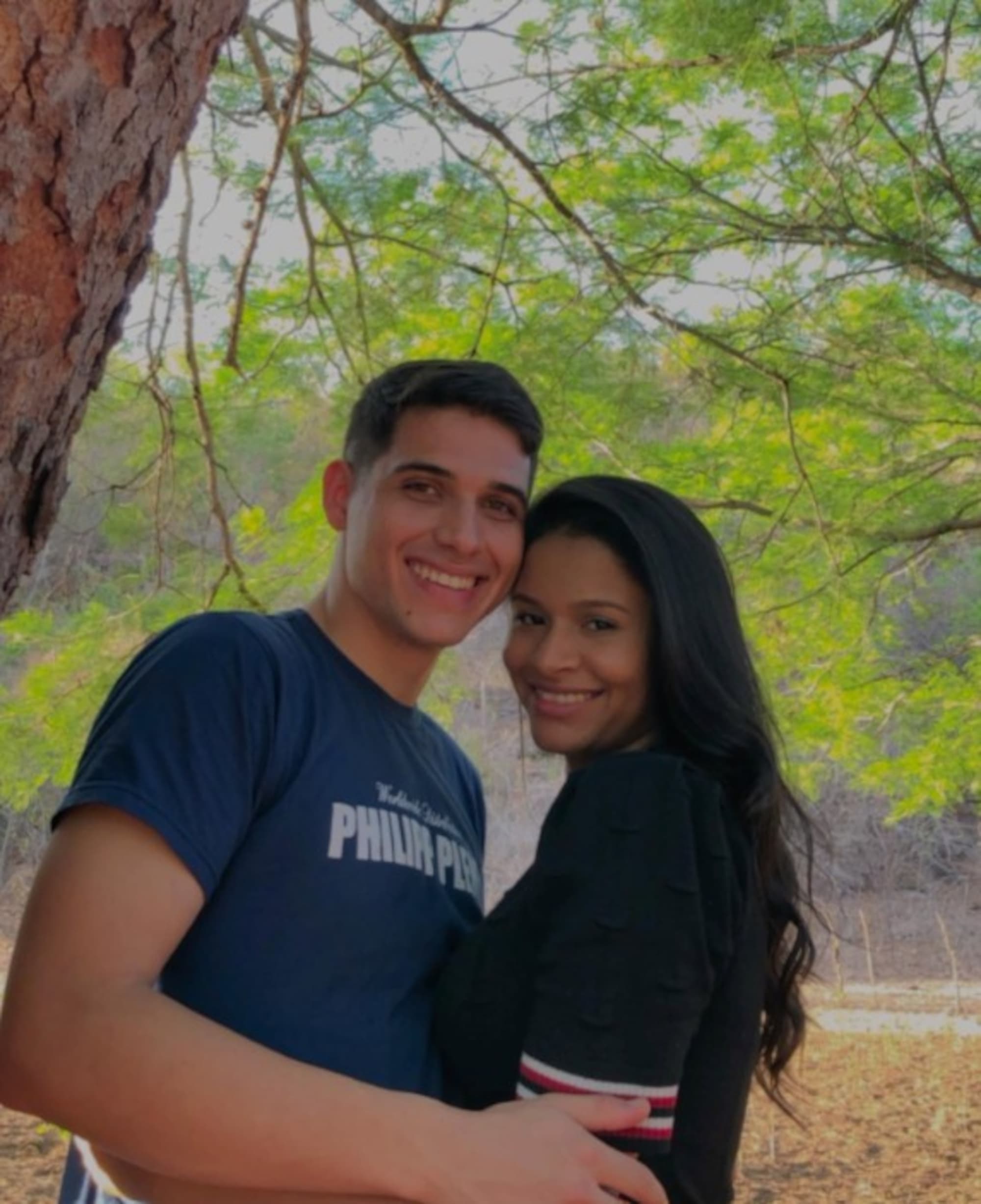 Gustavo Maciel and Iranilcy Oliveira, pose in undated photo. He was sentenced to 20 years in prison for her murder. Note: Private picture. (Newsflash/NX)