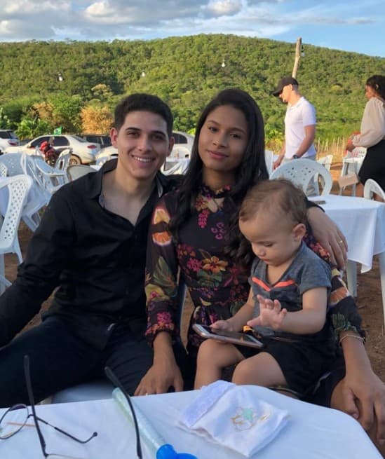 Gustavo Maciel and Iranilcy Oliveira, pose in undated photo. He was sentenced to 20 years in prison for her murder. Note: Private picture. (Newsflash/NX)