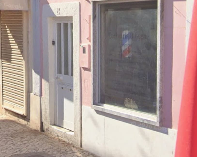 Picture shows the barbershop where the crime occurred in Setubal, Portugal. Gustavo Maciel killed Iranilcy Oliveira there, and was sentenced to 20 years in prison for her murder. Note: Picture is a screenshot from Google Maps. (Google Maps, Newsflash/NX)