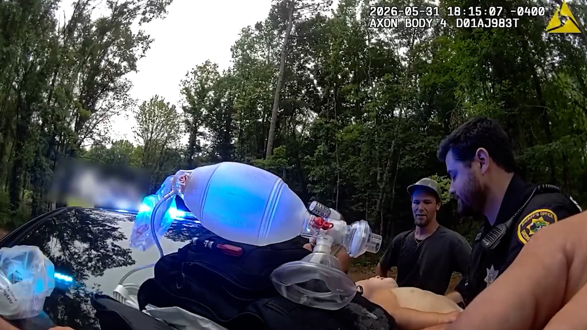 Moment Hero Deputies Revive Toddler Girl Who Fell Into Pool