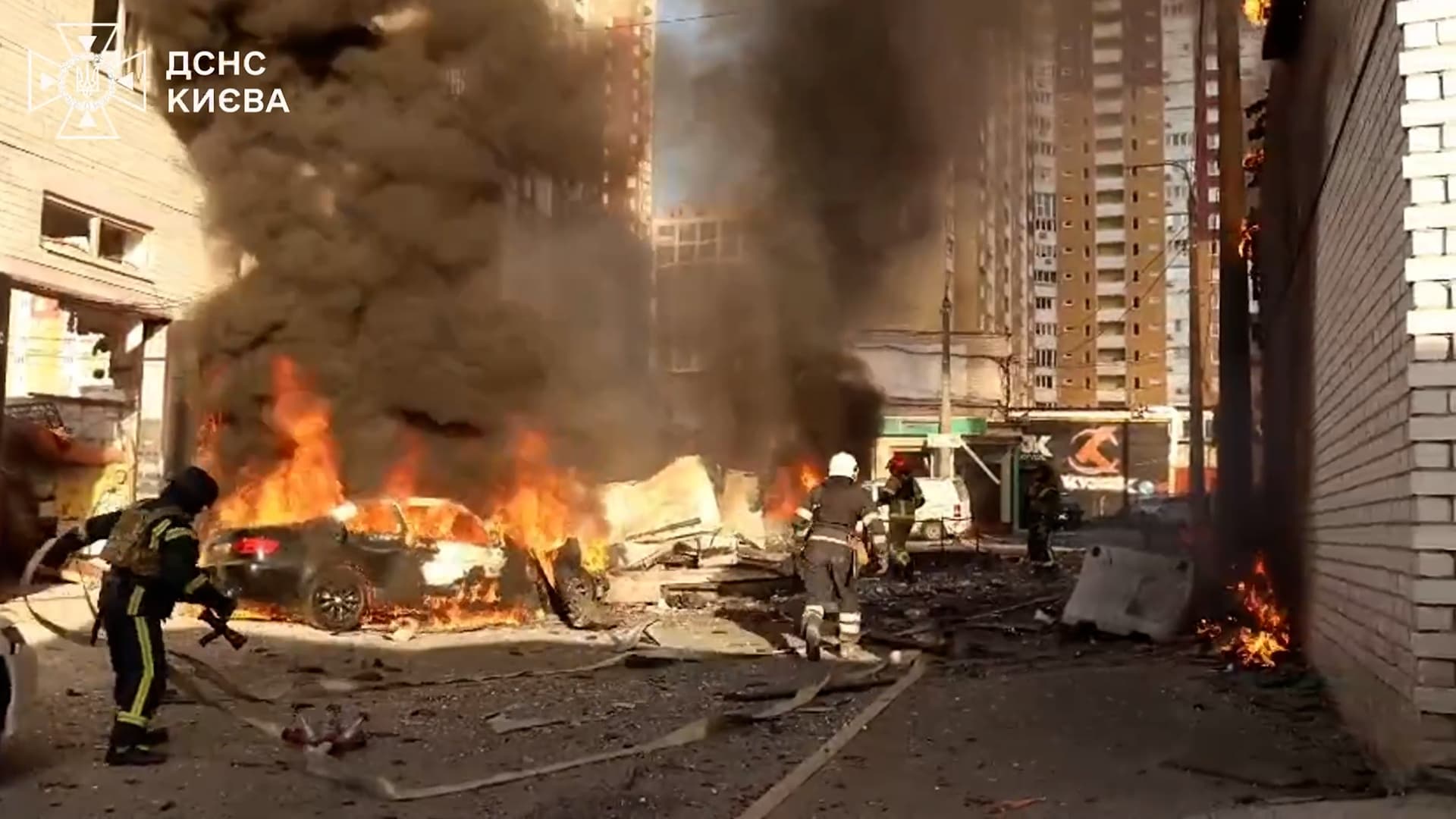 At Least Five Dead And 65 Wounded In Kyiv As Russia Launches Mass Overnight Assault