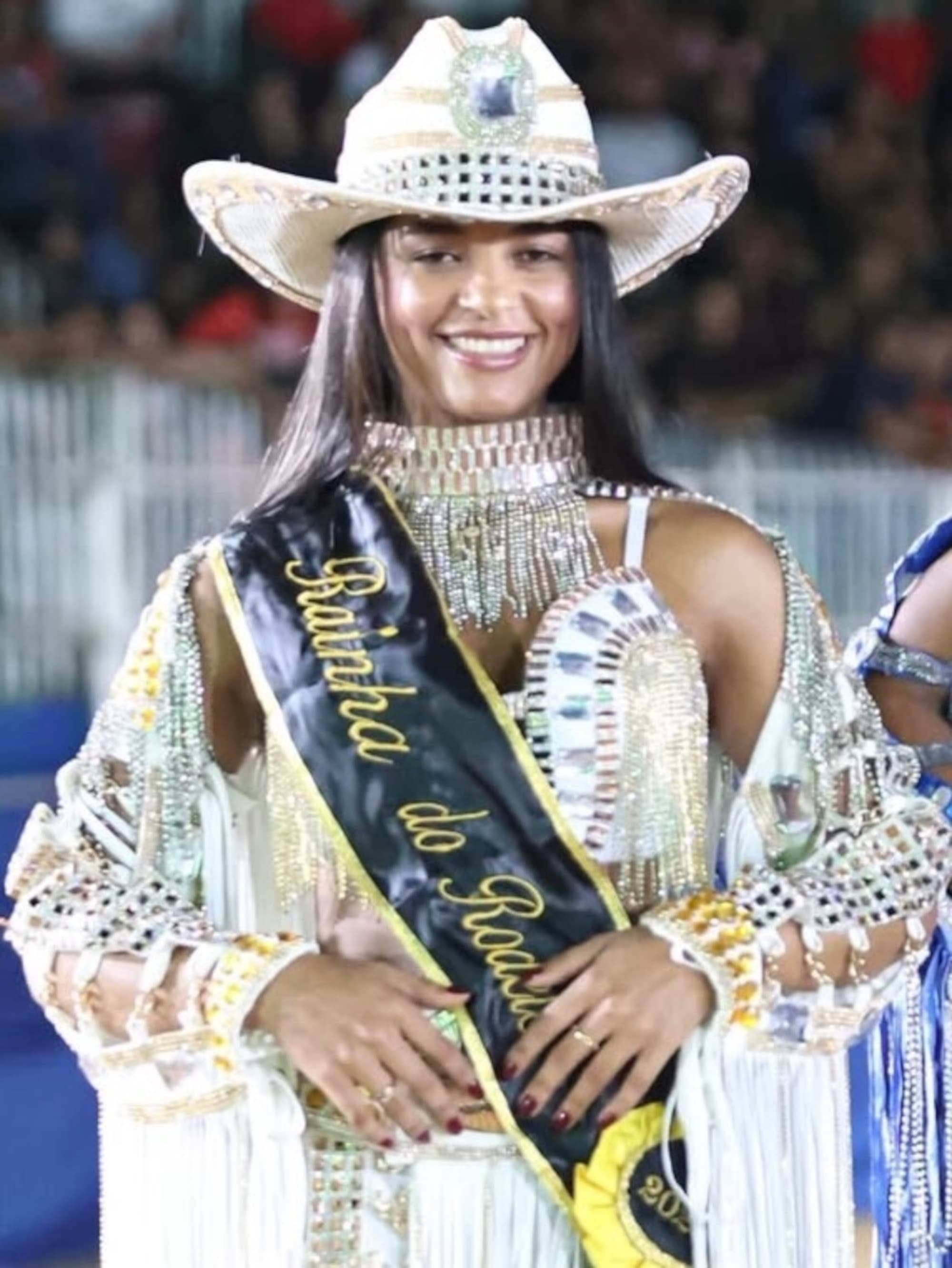 Ana Beatriz Araujo, 22, poses in undated photo. She died after being struck by lightning in Almas, Brazil. Note: Private photo taken from social media. (Harrisons)