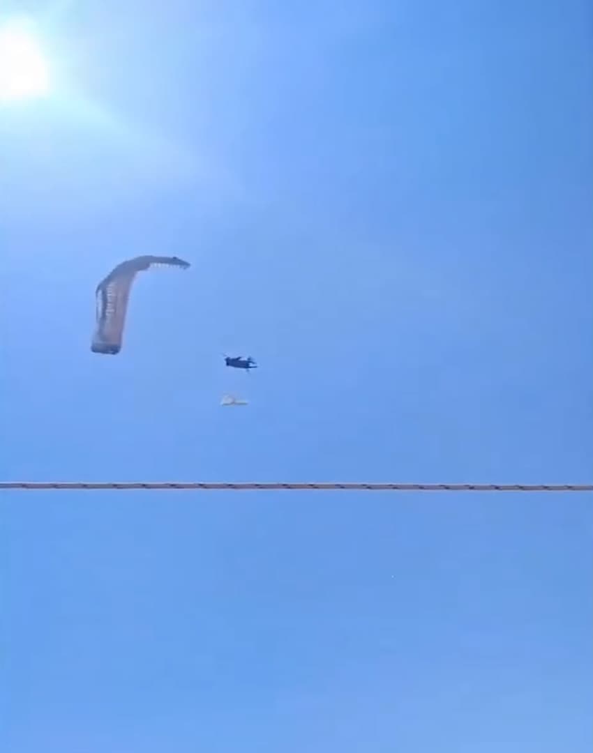 Bayram Kurt, 48, lost his life during a paragliding festival held in Tekke Plateau in the Oguzlar district of Corum, Turkey, July 18, 2026. Note: Photo is a screenshot from a video. (Newsflash/NX)