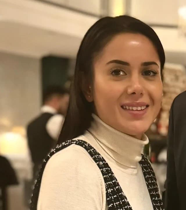 Picture shows Busra Satilmis, 29, undated. She was already engaged before the million-dolar heist. Note: Private photo. (Newsflash/NX)