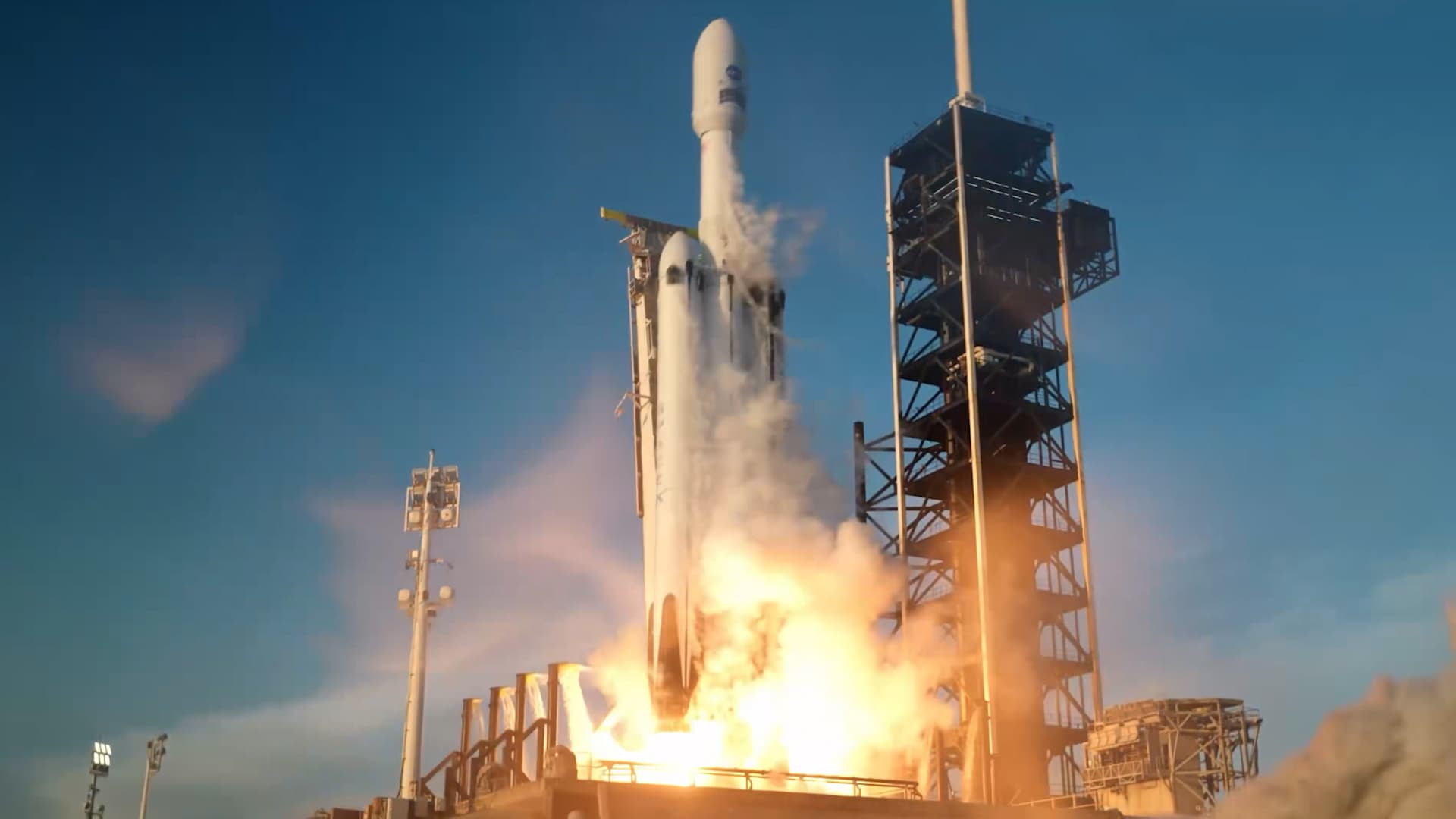 Moment Rocket Blasts Off From Launchpad As NASA Launches New Dark Matter Telescope Into Space
