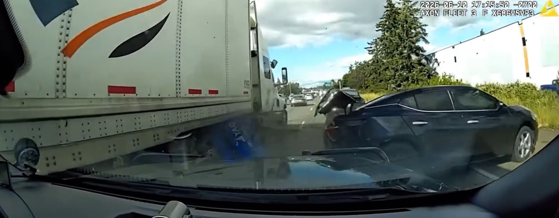 Dashcam Captures Dramatic PIT Manoeuvre After Stolen Car Flees Police