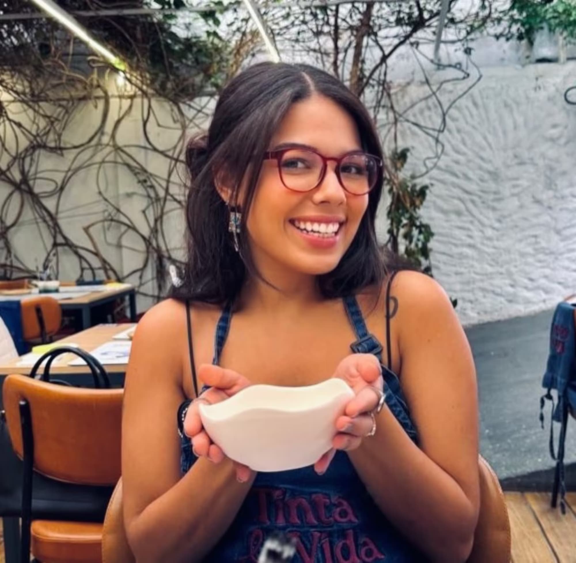 Maria Eduarda Santana Nascimento, 24, poses in undated photo. She was shot dead during an attempted robbery in Sao Paulo, Brazil. Note: Private photo. (Harrisons)