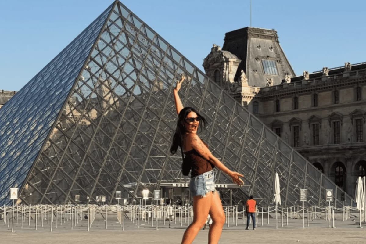 Maria Eduarda Santana Nascimento, 24, poses in undated photo. She was shot dead during an attempted robbery in Sao Paulo, Brazil. Note: Private photo. (Harrisons)