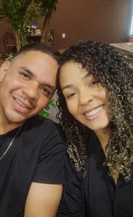 Maycon Douglas de Souza, 24, and Ana Karoline Queiroz Alves, 20, pose in undated photo. They were killed in a head on cloison on Sunday, June 7, 202, in Taguatinga, Brazil. Note: Private picture. (Newsflash/NX)