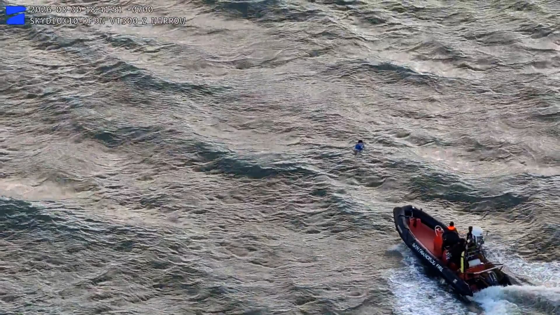 Two Rescued From San Francisco Bay After Currents Carried Them From Their Sinking Boat