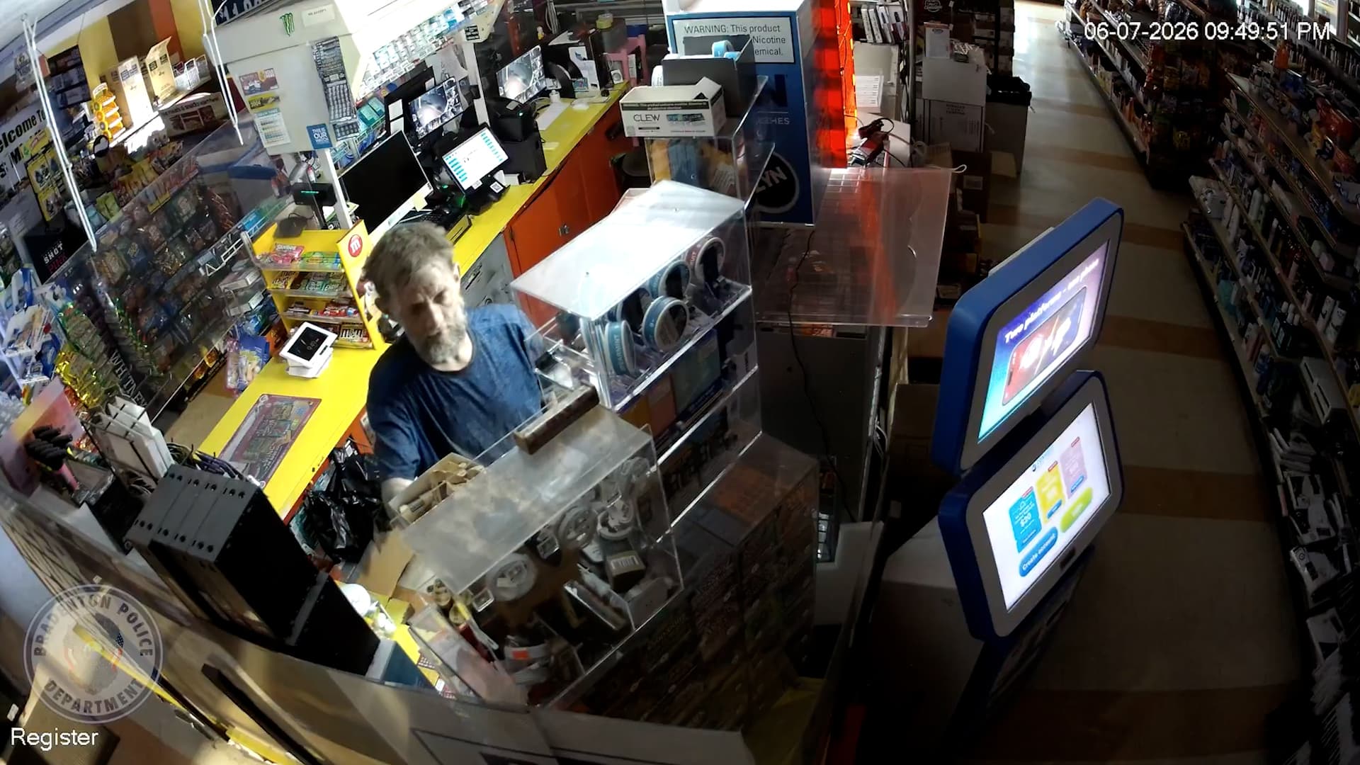 Cops Bust Bungling Burglar Scratching Stolen Lottery Tickets Near Shop