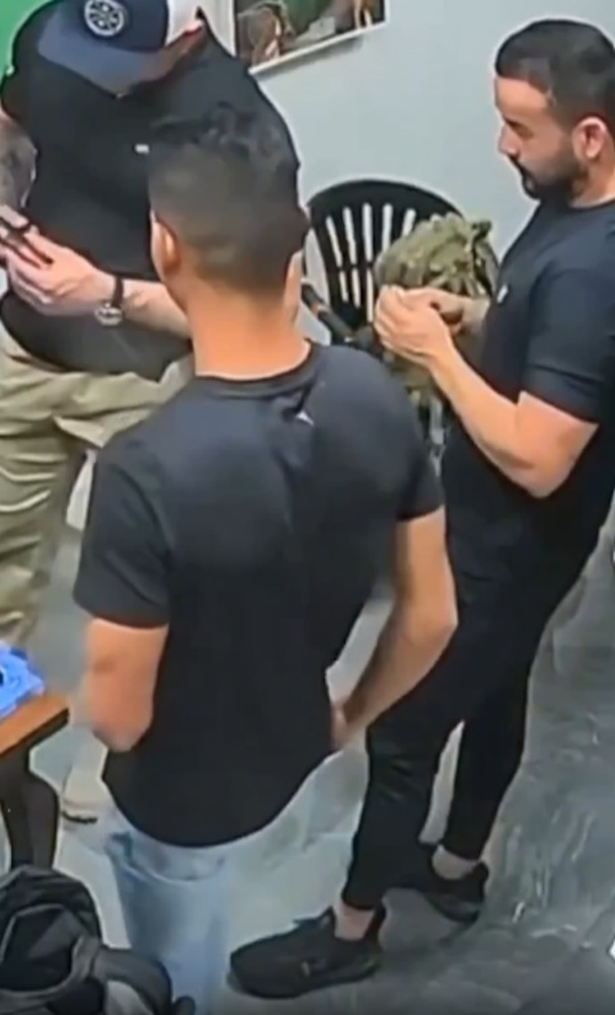 A 37-year-old is accidentally shot inside a shooting range Saturday, August 29, 2026, in Toledo, Brazil. A man accidentally fired a gun with a bullet left in the chamber while handling it. Note: Photo is a screenshot from a video. (Newsflash/NX)