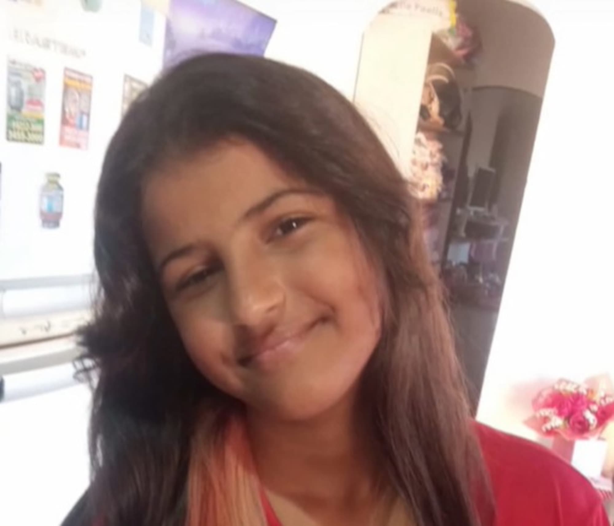 Picture shows Samyra Roberta de Almeida, 10. She was found dead in Peruibe, Brazil and her mother was arrested. Note: Private picture. (Newsflash/NX)