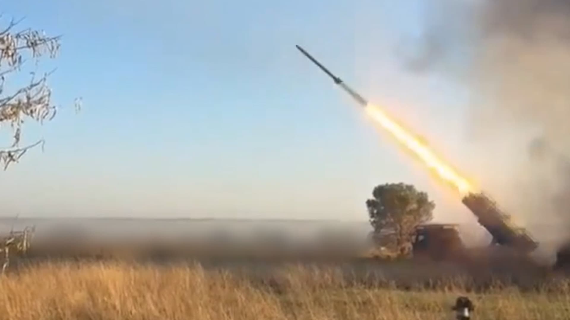 Russia Claims Uragan MLRS Shot Down Ukrainian Drone Control Post In Zaporizhzhia